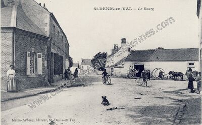 Carte postale ancienne Le Bourg — Saint-Denis-en-Val (Loiret)