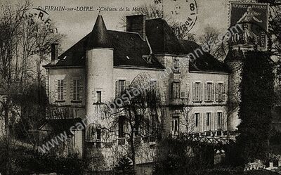 Carte postale ancienne Château de la Motte — Saint-Firmin-sur-Loire (Loiret)