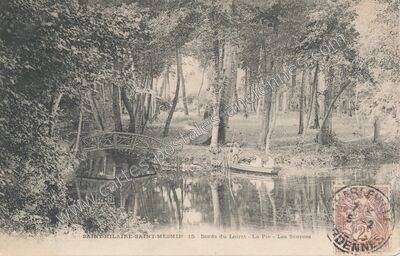 Carte postale ancienne Bords du Loiret - La Pie - Les Sources — Saint-Hilaire-Saint-Mesmin (Loiret)
