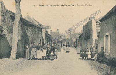 Carte postale ancienne Rue des Vaslins — Saint-Hilaire-Saint-Mesmin (Loiret)