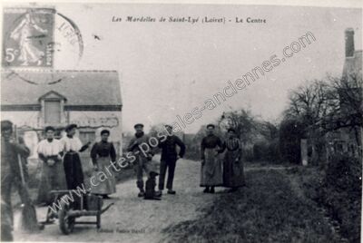 Carte postale ancienne Les Mardelles — Saint-Lyé-la-Forêt (Loiret)