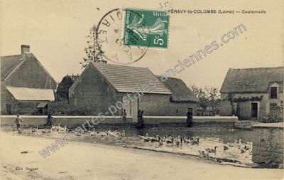 Carte postale ancienne Coulemelle — Saint-Péravy-la-Colombe (Loiret)