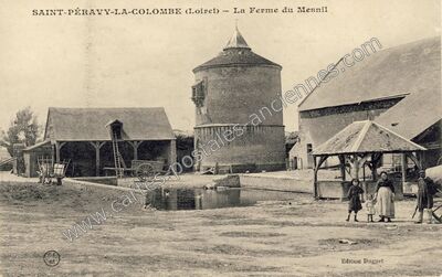 Carte postale ancienne Le Mesnil — Saint-Péravy-la-Colombe (Loiret)
