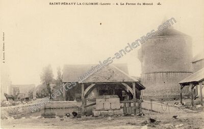 Carte postale ancienne Le Mesnil — Saint-Péravy-la-Colombe (Loiret)