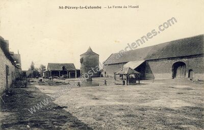 Carte postale ancienne Le Mesnil — Saint-Péravy-la-Colombe (Loiret)