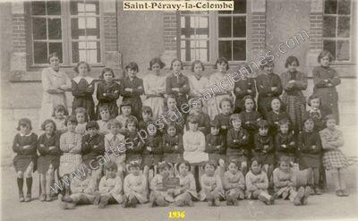 Carte postale ancienne St Peravy la Colombe — Saint-Péravy-la-Colombe (Loiret)