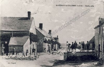 Carte postale ancienne Coule.nelle — Saint-Péravy-la-Colombe (Loiret)