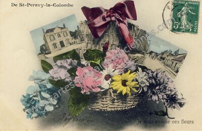 Carte postale ancienne St Peravy la Colombe — Saint-Péravy-la-Colombe (Loiret)
