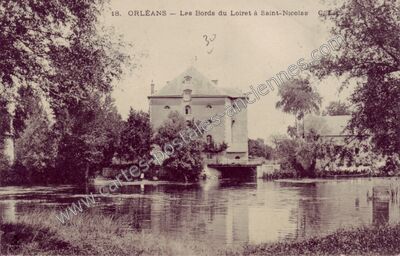 Carte postale ancienne St Nicolas — Saint-Pryvé-Saint-Mesmin (Loiret)