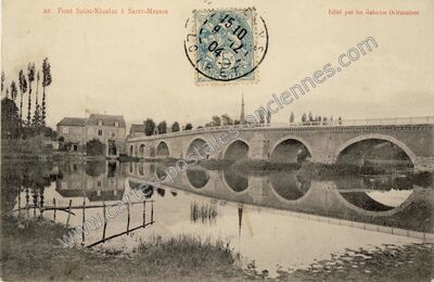 Carte postale ancienne St Nicolas — Saint-Pryvé-Saint-Mesmin (Loiret)