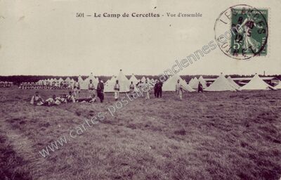Carte postale ancienne Cercottes — Cercottes (Loiret)