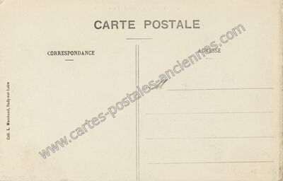 Carte postale ancienne Arriere L'Marchand — Sully-sur-Loire (Loiret)