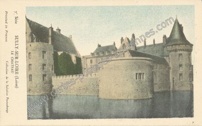 Carte postale ancienne Le Château — Sully-sur-Loire (Loiret)