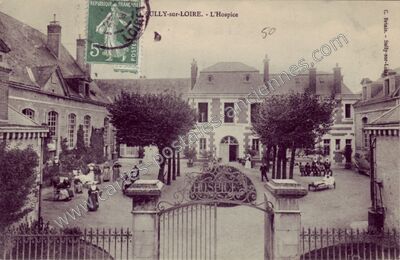 Carte postale ancienne L'Hospice — Sully-sur-Loire (Loiret)