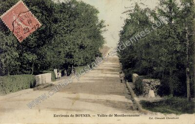 Carte postale ancienne Valle de Montberneaume — Yèvre-la-Ville (Loiret)