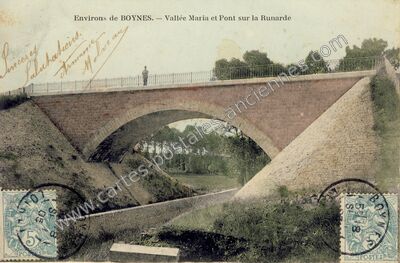 Carte postale ancienne Vallee Maria — Yèvre-la-Ville (Loiret)