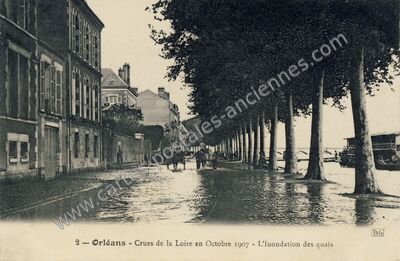 Carte postale ancienne Orleans 1907 — Orléans (Loiret)