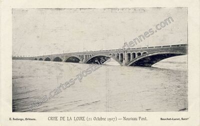 Carte postale ancienne Orleans 1907 — Orléans (Loiret)