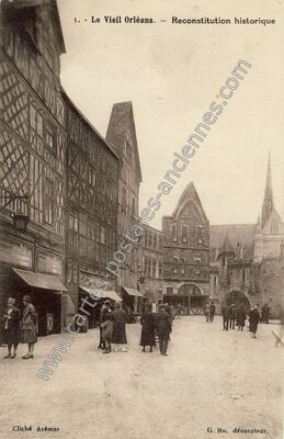 Carte postale ancienne Vieil Orleans — Orléans (Loiret)