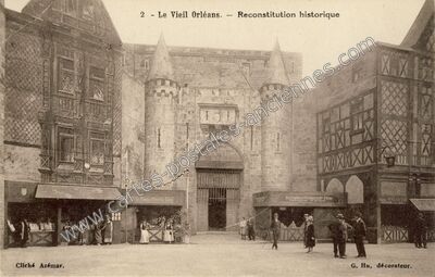Carte postale ancienne Vieil Orleans — Orléans (Loiret)