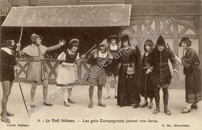 Carte postale ancienne Vieil Orleans — Orléans (Loiret)