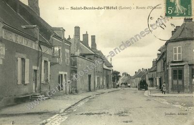 Carte postale ancienne St Denis de l'Hotel — Saint Denis de L (Loiret)