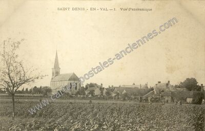 Carte postale ancienne Vue Panoramique — Saint-Denis-en-Val (Loiret)
