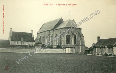 Carte postale ancienne St Lye — Saint-Lyé-la-Forêt (Loiret)
