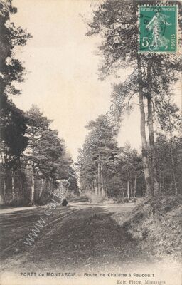 Carte postale ancienne Chalette — Châlette-sur-Loing (Loiret)
