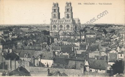 Carte postale ancienne Vue Générale — Orléans (Loiret)
