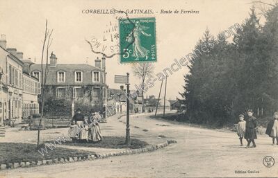 Carte postale ancienne Corbeilles du Gatinais — Corbeilles (Loiret)