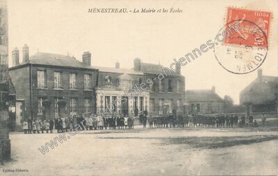 Carte postale ancienne Menestreau — Ménestreau-en-Villette (Loiret)