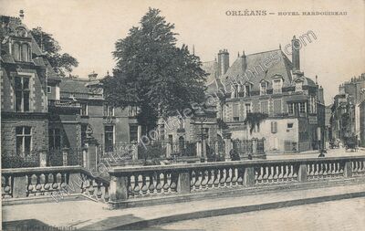 Carte postale ancienne Hotel Hardouineau — Orléans (Loiret)