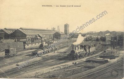 Carte postale ancienne La Gare (Côté Nord) — Orléans (Loiret)
