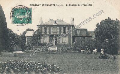 Carte postale ancienne Chateau des Tourelles — Marcilly-en-Villette (Loiret)