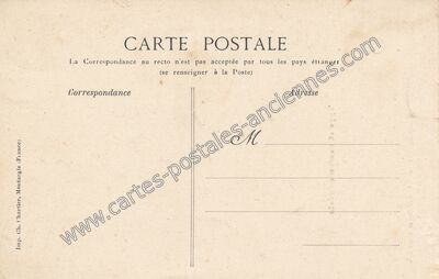 Carte postale ancienne Arriere Chartier — Montargis (Loiret)