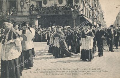 Carte postale ancienne Orleans 1909 — Orléans (Loiret)