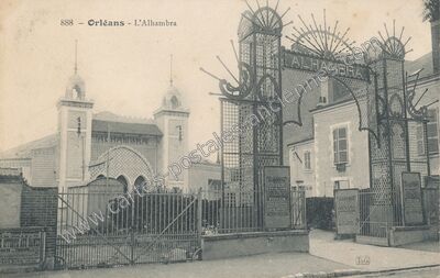 Carte postale ancienne L'Alhambra — Orléans (Loiret)