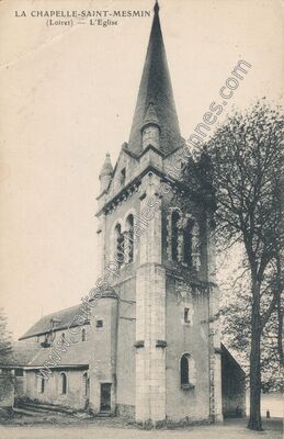 Carte postale ancienne L'Eglise — La Chapelle-Saint-Mesmin (Loiret)