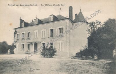 Carte postale ancienne Chateau de Nogent sur Vernisson — Nogent-sur-Vernisson (Loiret)