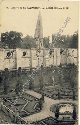 Carte postale ancienne Abbaye de Royaumont — Asnières-sur-Oise (Val-d'Oise)