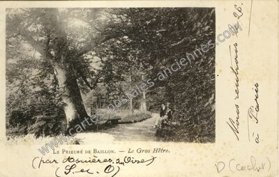 Carte postale ancienne Baillon — Asnières-sur-Oise (Val-d'Oise)
