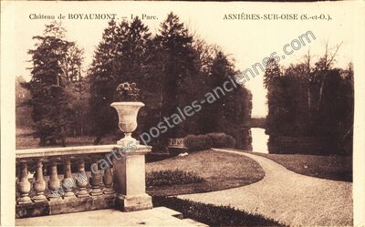 Carte postale ancienne Chateau de Royaumont — Asnières-sur-Oise (Val-d'Oise)