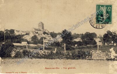 Carte postale ancienne Vue générale — Auvers-sur-Oise (Val-d'Oise)