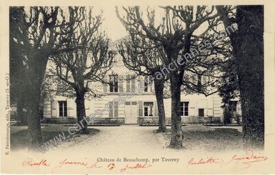 Carte postale ancienne Château de Beauchamp — Beauchamp (Val-d'Oise)