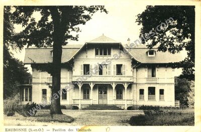 Carte postale ancienne Pavillon des Vieillards — Eaubonne (Val-d'Oise)