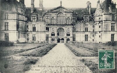 Carte postale ancienne Maison de la Légion d'Honneur (côte Nord) — Écouen (Val-d'Oise)