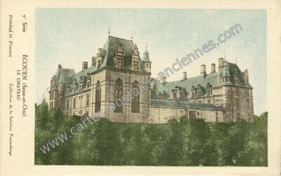 Carte postale ancienne Le Château — Écouen (Val-d'Oise)