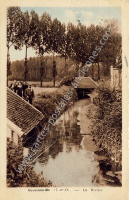 Carte postale ancienne La Rivière — Goussainville (Val-d'Oise)