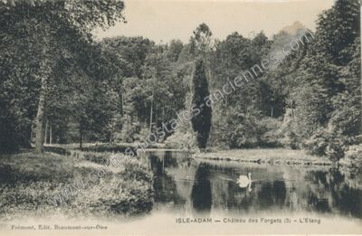 Carte postale ancienne Chateau des Forgets — L'Isle-Adam (Val-d'Oise)